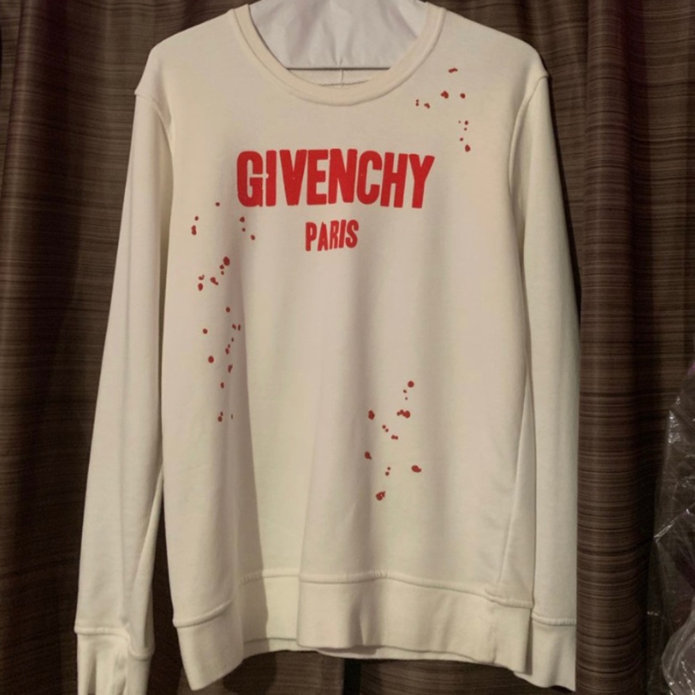 RARE bloodsplatter Givenchy sweatshirt
